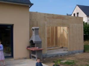 Extension bois Irvillac 2 - Extensions ossature bois - Quimper Brest