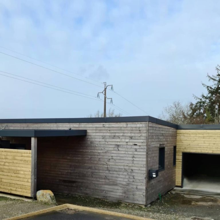 Garage ossature bois Pencran (1)