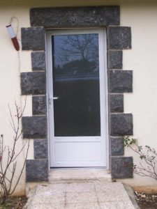 Porte dentree aluminium Dirinon - Portes d'entrées - Quimper Brest