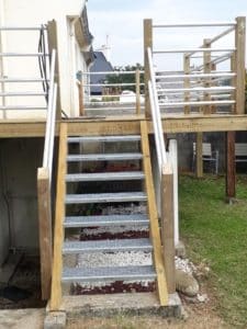 Terrasse bois sur pilotis Landerneau 3 - Toutes les réalisations - Quimper Brest